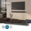 Support pour barre de son | Compatible avec : Sonos Arc | Murale | 10kg | Fixe | ABS / Acier | Noir 1