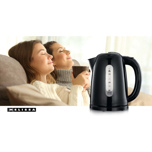Electric Kettle 1.7L Black, Cordless with Auto Shut-Off 2