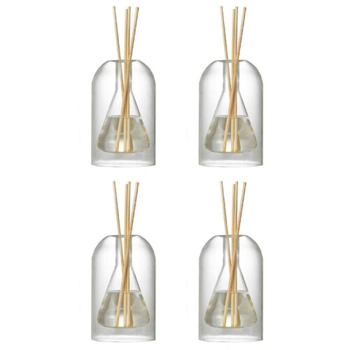 4X Storage Containers Diffuser Bottles Aromatherapy Diffuser Bottle Modern Diffuser Glass Bottle,B