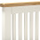 Seconique Windsor 4'6" Low End Bed - Ivory/Oak 5