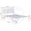 Seconique Windsor 4'6" Low End Bed - Ivory/Oak 6