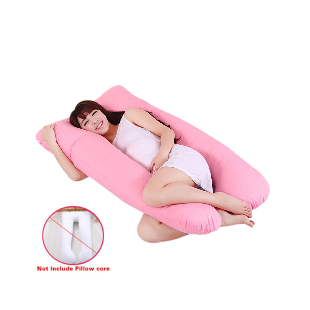 Reach-Tools (Dark Pink) U-Shaped Maternity Pillow Cover - Multifunctional