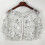 Luxurious Glittering Shawl Wrap with Sequined Sheer-Black green 8