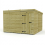 10 x 10 Pent Shed Tanalised (Single Door, No Windows) 2