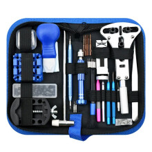 212pcs Watch Repair Tool Kit with Opener Screwdriver Pin Hammer Set Watchmaker Band Link Clockmaker Accessory