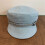 Lightweight Cotton Polyester Flat Top Hat Women-Blue white 8