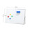 Doppelseitige magnetische Schreibtafel im Format-weißer Rahmen 6