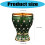Schnapsglas aus Metall mit Kristallmuster,-Gold 2ST 4