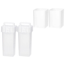 4St Praktische Plastic Pennendoosjes Voor En Werk