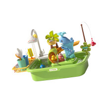 Kids Water Fun Table Including Rotating Duck Toy And-Green
