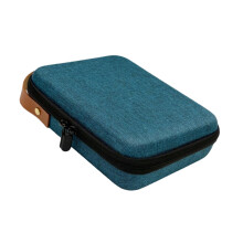Stylish EVA Eyeglass Storage Box 5 Slots Protective-Black Green