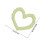 25St Creative Plastic Hallow Out Heart Charms DIY 2