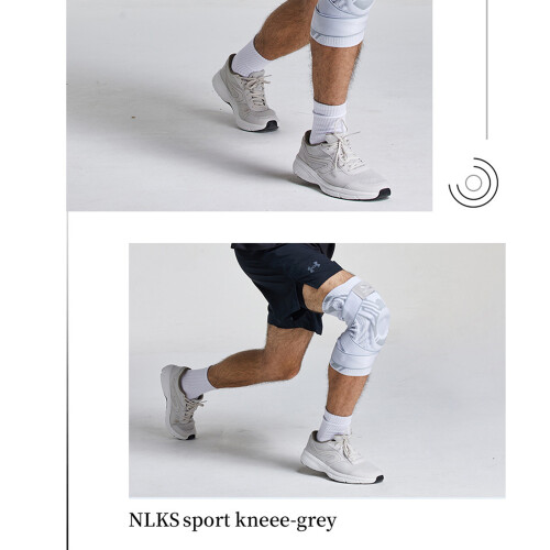 1 Pair Ergonomic Knee Stabilizers Knee Wrap for-White XL 1