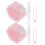 2Sets Dubbele Ooglid Patches Roze Met Stevige, Onzichtbare Textuur 1