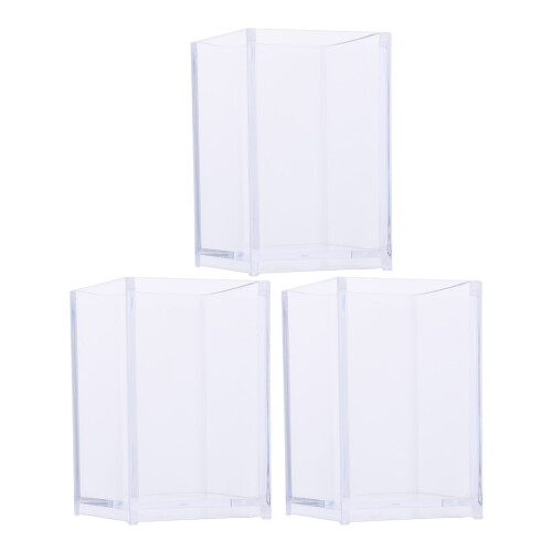 3St Multifunctionele Acryl Opbergtube Voor En Make-Up