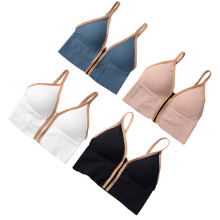 4St Zwart Nylon Dames Vest Met Ritssluiting Modieuze Top