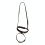 (Cob, Brown) Hy Leather Flash Nose Band 1