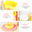 1Set Mini Ijswagen Speelgoedset Educatief Pretend Play Rood Plastic 4