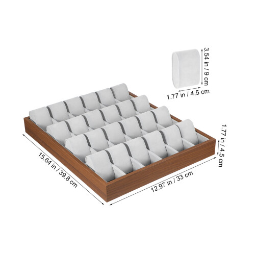 Watch Storage Box Beige Horloges En Decoratie 1