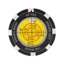 Golf Green Reader Profession Putt Golfs Balls Marker-Yellow