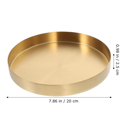 Gouden Serving Tray Modern Ontwerp Desserts En Sieraden 1