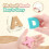 Ensemble d'aimants alphabet lavables en Silicone, pour 3