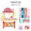 1Set Mini Ijswagen Speelgoedset Educatief Pretend Play Rood Plastic 2