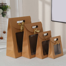 12St Papieren Kerstcadeautas Khaki Voor Feest En Snoepverpakking