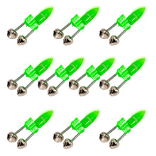 Fishing Alarm With Spirals Bells And LED Light LED-green light