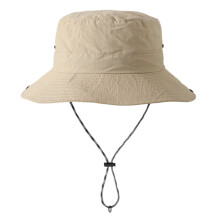 Chapeau seau pliable unisexe, conception coupe-vent,-Kaki
