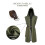 Ensemble Cape et ceinture à thème médiéval, 2 pièces,-Noir L 7