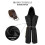 Ensemble Cape et ceinture à thème médiéval, 2 pièces,-Noir L 8