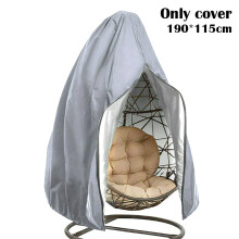 (Gray, 190*115cm) Outdoor Egg Chair Cover - Oxford Fabric