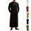Robe modeste à manches longues pour hommes,-Marron clair M 2