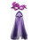 Ensemble 2 pièces cape à capuche de Style victorien et-Violet 6