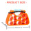 2Pcs Plastic Bicycles Inverted Stabilizers Bicycles-Orange 1