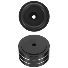 2St Speaker Onderzetters Aluminium Rubber Isolatie Voeten