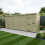 19 x 4 Pent Shed Tanalised (Single Door, No Windows) 1