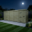 19 x 4 Pent Shed Tanalised (Single Door, No Windows) 3