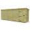 19 x 4 Pent Shed Tanalised (Single Door, No Windows) 2