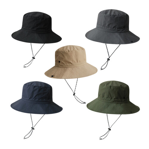 Practical Sun Protections Fisherman Hat with-Dark green 1