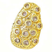 Copper Body Jewelry Costume Grillzs Perfect for-Gold-color