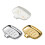 Elegant Ceramics Soap Dish Creative Draining Soap-Silver 2