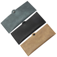 1Set Compacte Leren Brillenhoes Met Dagelijks Gebruik
