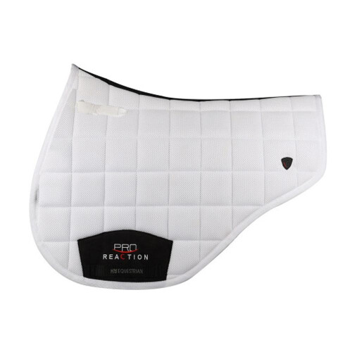 (Pony/Cob, White) HySPEED Pro Reaction Mesh 3D Horse Saddlepad