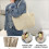 1St Beige Stro Woven Handtas Grote Capaciteit Schoudertas 3