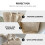 1St Beige Stro Woven Handtas Grote Capaciteit Schoudertas 4