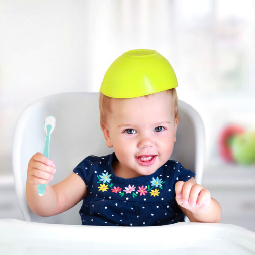 2St Babytraining Siliconen Lepels Leren 2
