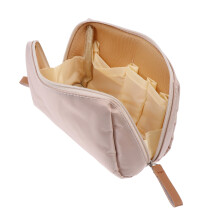 1St Duurzame Cosmetica Opbergtas Met Nylon PVC in Beige