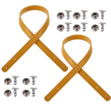 2Set PU Leren Schouderriemen Voor Handtas Vervanging En DIY